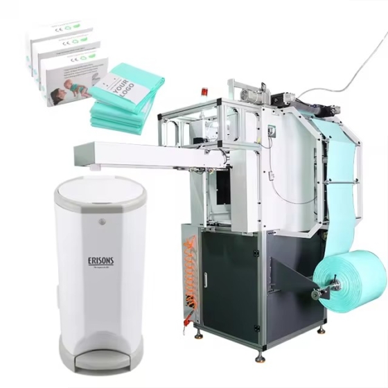 Baby Diaper Pail Refill Bags Folding Machine