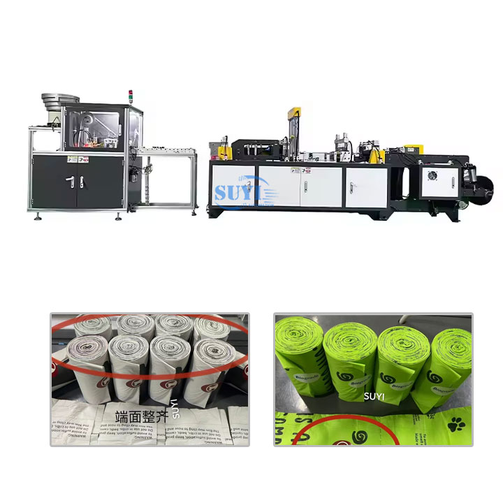 Coreless Pet Dog Waste Bag Roll Making Machine