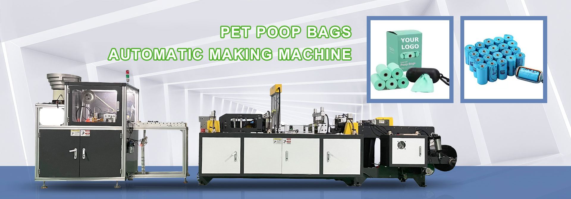 Pet poop bags automatic rolling making machine